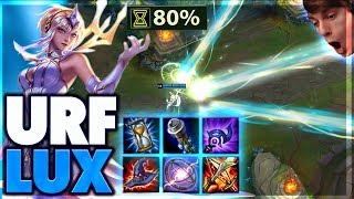 ZERO SECOND COOLDOWN ULTIMATE  URF LUX FULL GAMEPLAY  BunnyFuFuu [upl. by Barret423]