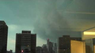 Tornado in Toronto Yonge  Bloor Aug 20 2009 [upl. by Nikal433]