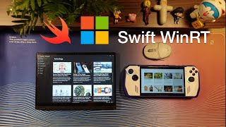 Swift WinRT amp WinUI 3 Windows News App Short Demo [upl. by Anomor]