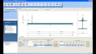 CSSTATIK Kranbahnträger nach Eurocode [upl. by Gine]
