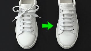 HOW TO HIDE LACES ON YOUR SHOES 3 WAYS [upl. by Eelarbed]