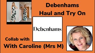 Debenhams Haul and Try On a Collaboration with Caroline Mrs M [upl. by Shermy911]