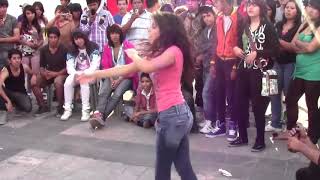 Duelo de baile electrodance vs tecktonik expoplaza chica vs chico [upl. by Setiram200]