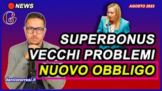 SUPERBONUS 110 e CESSIONE del CREDITO ultime notizie nuovo adempimento a dicembre 2023 [upl. by Belloir]