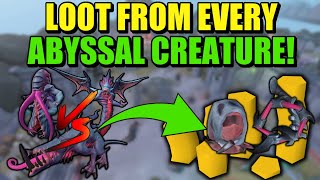 What NEW Abyssal Creature Is The BEST Money Loot From ALL Abyssal Creatures  Runescape 3 2022 [upl. by Olnay]