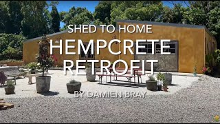 Shed to hempcrete home retrofit conversion S1 Ep3 [upl. by Afra441]