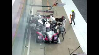 LMP1 Porsche 2 pit stop 6 Hours of Silverstone 2017 [upl. by Naujud327]