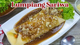 Lumpiang Sariwa  Simple quotSecretquot Ingredient for the Best Peanut Sauce [upl. by Moazami]