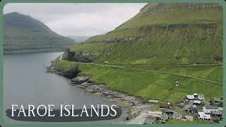 4K 페로제도 교그브 푸닝구르 드론 여행영상  Faroe Islands Drone Footage Gjógv Funningur [upl. by Bozovich]