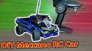 We made this Meccano Car RC and its Stupidly Fast [upl. by Ches]