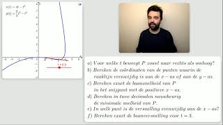 Bewegingsvergelijkingen  een voorbeeldopgave [upl. by Heloise]