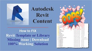 Revit Templates amp Library missing  How to Download amp Install  Autodesk Revit Content Download [upl. by Dory906]