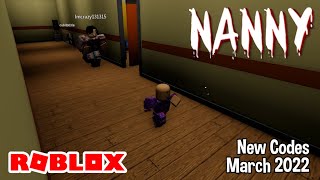 Roblox Nanny New Codes March [upl. by Navillus]