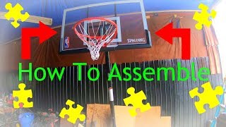 Spalding 54quot Basketball System Setup Tutorial [upl. by Richmal]