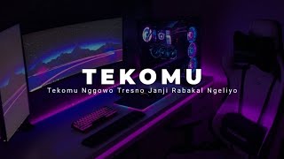 DJ TEKOMU GOWO TRESNO JANJI RABAKAL NGELIYO VIRAL TIKTOK [upl. by Ydok]