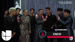 Luego de su presentación los chicos de CNCO envían un saludo a sus fans [upl. by Haldeman]