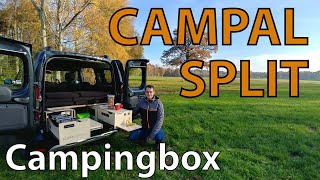 CAMPAL SPLIT CAMPINGBOX Neues Modell Die flexibelste Campal Auto als Camper nutzen Dacia Dokker [upl. by Nivi]