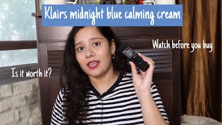 Is the klairs midnight blue calming cream worth it  Dr Rakshita [upl. by Cirde]