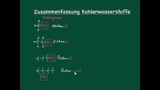 Zusammenfassung AlkoholeCarbonsäurenEster neu [upl. by Haym]