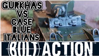 British Gurkhas vs Case Blue Italians  Bolt Action Battle Report boltaction warlordgames [upl. by Eneleh]