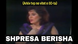 Shpresa Berisha Arkiv tvp vitet 80ta [upl. by Alexina]