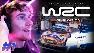 SLIDING INTO OUR FIRST RALLY  WRC Generations Career Mode Part 1 [upl. by Naitirb]