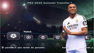 PES 202425 PS2 Update Julio Jrplay  Review en español [upl. by Vetter]