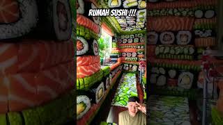 Rumah sushi sushi food cake watermelon ai house sushi yummy shortvideo [upl. by Corina]