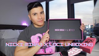 NICKI MINAJ X LOCI UNBOXING  NICKI MINAJS LOCI SNEAKER REVIEW [upl. by Hnahk]