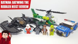 LEGO Batman Batwing and the Riddler Heist 76120 Set Review [upl. by Aloeda]