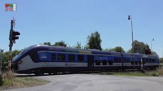 Železniční přejezd Stod  1972018  Czech railroad crossing [upl. by Wolram43]