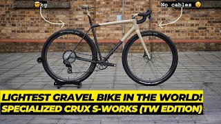 Building the LIGHTEST GRAVEL BIKE in the WORLD on CRUX SWorks This weight is INSANE [upl. by Dacia]