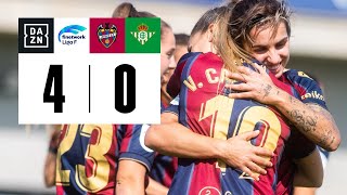 Levante UD vs Real Betis Féminas 21  Resumen y goles  Highlights Finetwork Liga F [upl. by Alyk183]