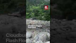 Manali Cloudburst NH3 in Himachal Pradesh Closed Due to Flash Floods [upl. by Jones]