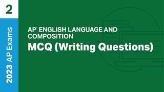 2  MCQ  Practice Sessions  AP English Literature and Composition [upl. by Arotal]