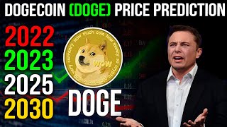 DOGECOIN DOGE Price Prediction 2022 2023 2024 2025 and 2030 [upl. by Lieno445]