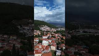 Xanthi greece xanthi muslim islam minority minaret mosque aerialvideography sightseeing [upl. by Polito]