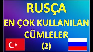 RUSÇA EN ÇOK KULLANILAN CÜMLELER2 [upl. by Oicafinob]