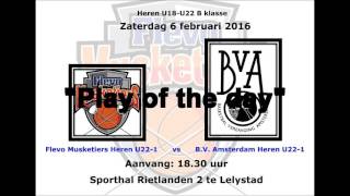 Flevo Musketiers Dunk Roy van der Schaaf 06022016 [upl. by Maddalena]