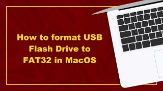 How to Format USB Flash Drive FAT32 Mac [upl. by Jamel]