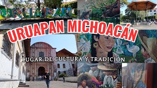 URUAPAN MICHOACÁN  Recorrido por su Plaza y sus Murales [upl. by Akcira]