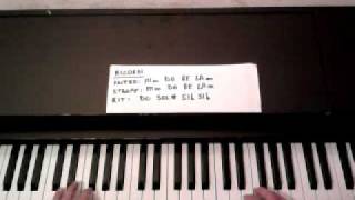 Come suonareHow to play gocce di memoria piano [upl. by Tempa]