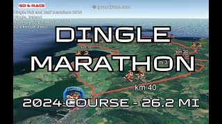 Dingle Full and Half Marathon 2024 fly over the marathon course [upl. by Siclari]