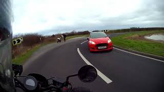 Honda CMX500 Rebel SE Hornsea Ride 05022024 [upl. by Yatnuhs]