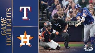 Rangers vs Astros ALCS Game 1 Highlights 101523  MLB Highlights [upl. by Cl]