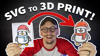 How to Turn an SVG into a 3D Print [upl. by Kahcztiy871]