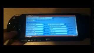 PSP Internet How to install PspKvm  Opera Mini latest version opera mini 7 [upl. by Hidie]