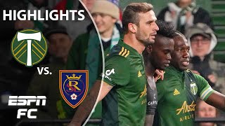 Santiago Moreno Portland Timbers get to MLS Cup with win over RSL  MLS Highlights  ESPN FC [upl. by Ssej]