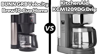 BUNN GRB Velocity Brew 10Cup vs KitchenAid KCM1209DG Drip Coffee Maker  Which One Is Better [upl. by Elwaine]