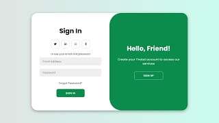 Create Animated LoginRegistration Form using HTML CSS and JavaScript [upl. by Karr]